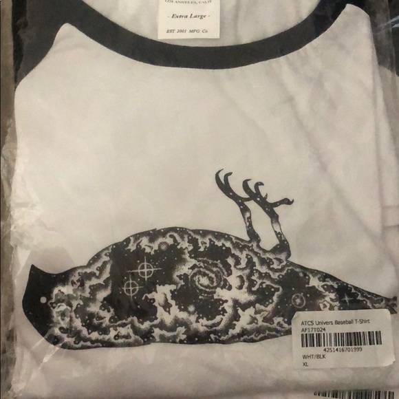 Atticus Clothing universe print baseball t shirt - Picture 2 of 2